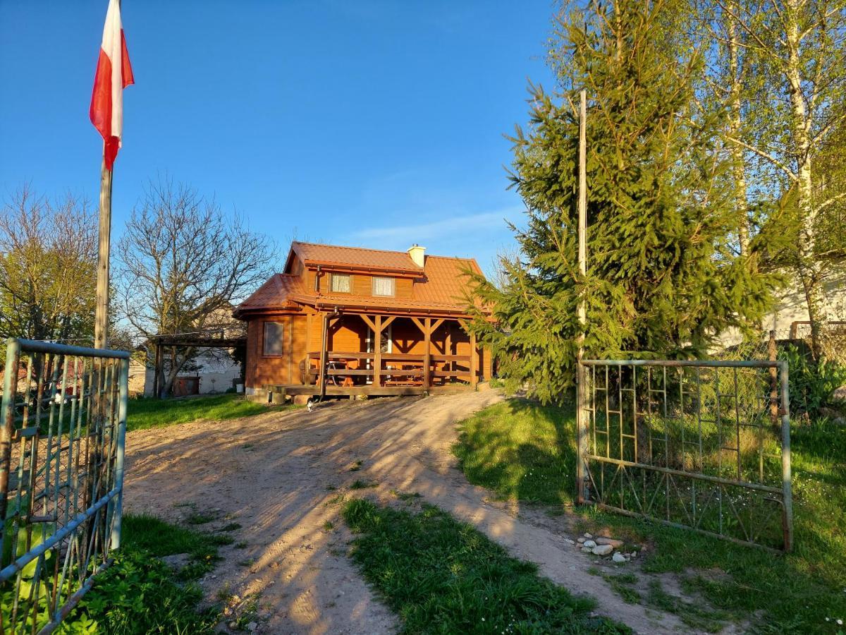 Domek Bialojany Esterno foto